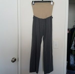 EUC Motherhood Maternity Charcoal Work Slacks